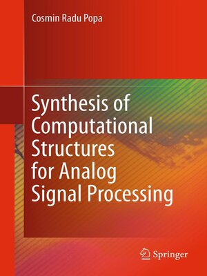 cover image of Synthesis of Computational Structures for Analog Signal Processing